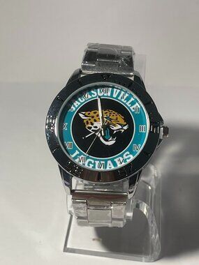 Jacksonville Jaguars NFL Casual Stainless-Steel Men's Wristwatch NEW